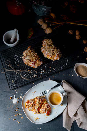 Polish St. Martin's Day Croissants (Marcinki)の写真素材