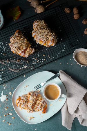Polish St. Martin's Day Croissants (Marcinki)の写真素材