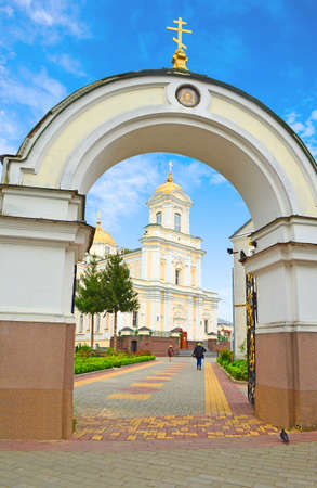 Holy Trinity Cathedral in Lutsk in Ukraineの写真素材