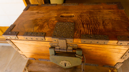 Wooden safe from the Meiji era
