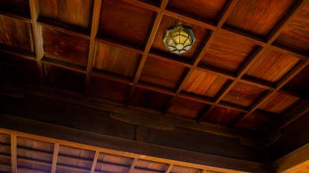 The ceiling of an old Japanese house