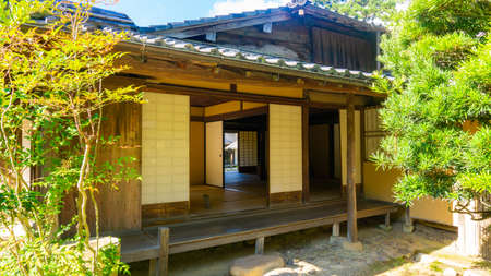 Old Japanese house of Shoin Shrineのeditorial素材