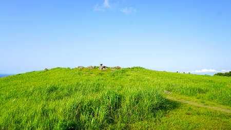 View from Kawachi Pass, Hirado City, Nagasaki Prefectureの写真素材