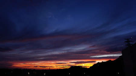 Sunset at Dannoura Parking Areaの販売画像