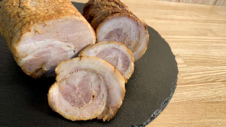 Tender braised grilled pork chashu