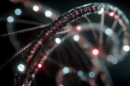 Futuristic abstract digital artwork number 131, cinematic style with sci-fi and fantasy elements, vibrant colors and surreal textures, perfect for backgrounds and creative projects.の素材