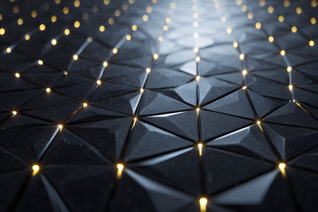 Futuristic abstract digital artwork number 194, cinematic style with sci-fi and fantasy elements, vibrant colors and surreal textures, perfect for backgrounds and creative projects.の素材