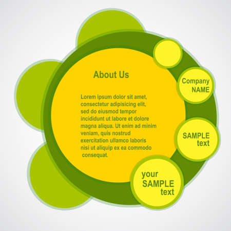 Abstract web site green designのイラスト素材