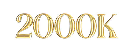 New Year's Eve. Gold numbers 2020 isolated on white background.