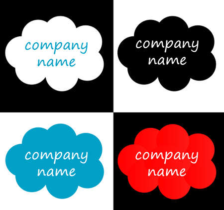 Logo vector shapes collection, logotype conceptual vector illustrationのイラスト素材