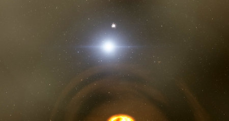 Nebula and stars, deep space illustration, 3d nebula wallpaper, the Universe background