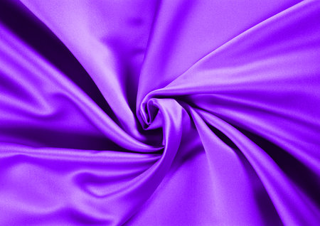 Indigo color cloth texture photo background. Natural textile material pattern coverの写真素材