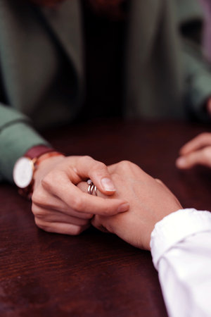 Wedding ring, celebration of wedding or engagement backgroundの写真素材