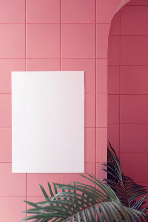 Empty paper pictures mockup templates backgroundの写真素材