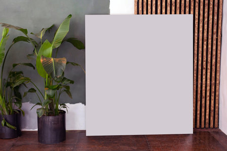 Empty paper pictures mockup templates backgroundの写真素材