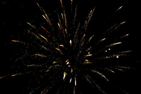 Fireworks background. New Year, Christmas of birthday celebration. Festive mood