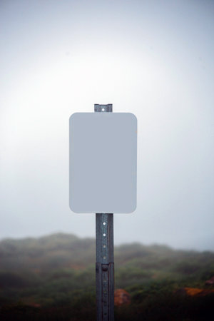 Empty sign templateの写真素材