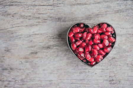 Heart symbol conceptual St. Valentine's day background. Heart love and passion symbolsの写真素材