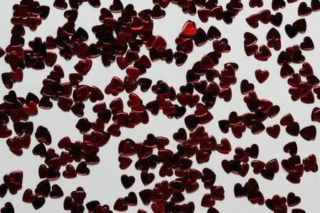 Heart symbol conceptual St. Valentine's day background. Heart love and passion symbolsの写真素材