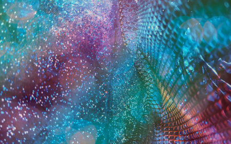 Abstract sparkling background pattern, celebration wallpaper, presentation cover. Vivid colors...