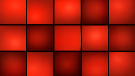 Abstract tiles with cubes and rectangles cover background illustrationの写真素材