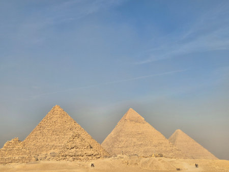 The Pyramids of Giza are the most famous pyramids of Egypt.