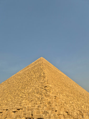 pyramid of Khafre in Giza, Cairo, Egypt