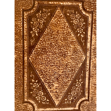 Close-up of an old book isolated on a white background.の写真素材