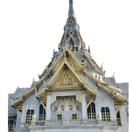 Wat Ratchanatdaram Worawihan, Bangkok, Thailandの写真素材