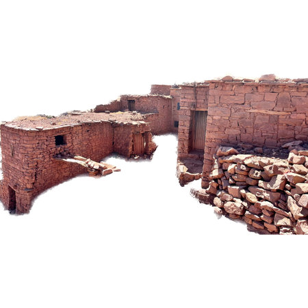 Ruins of the ancient city, Moroccoの写真素材
