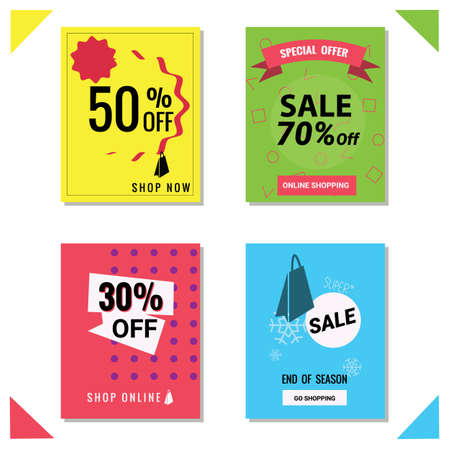 Illustration of sale banner.のイラスト素材