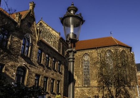 The Minden Cathedral St. Gorgonius and St. Peter in the East Westphalian town of Minden in North Rhine-Westphalia.のeditorial素材