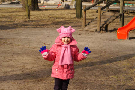 girl in the parkの写真素材
