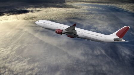 Airplane flyingの写真素材