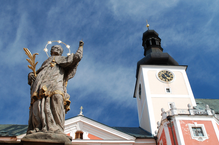 Broumov monastery in Czech Republicの写真素材