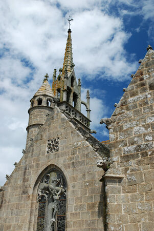 Old church in Tredrez-Locquemeau IIの写真素材
