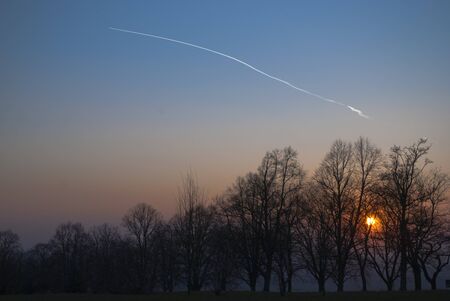Sunset in South Moravia