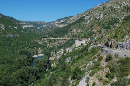 Valley of river Tarnのeditorial素材