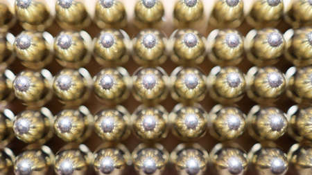 Golden and yellow circles and tips on the background.の写真素材