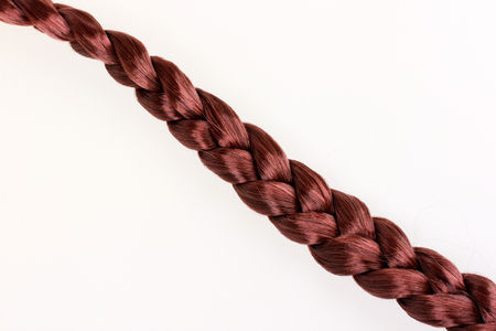 Brown hair braid