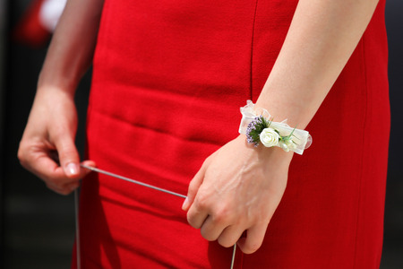 Wedding ribbonの写真素材