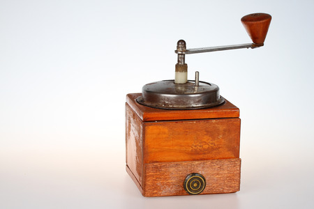 Old coffee grinderの写真素材
