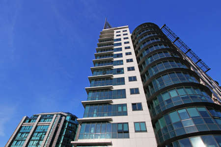 Modern glass building