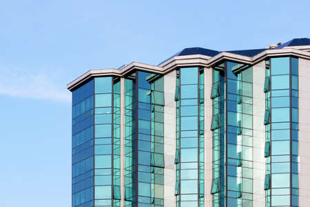 Modern glass building