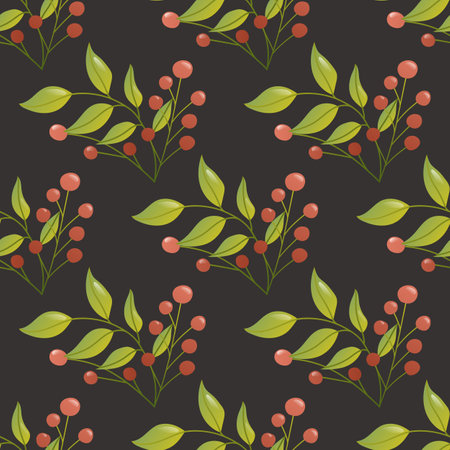 Vector autumn seamless pattern.のイラスト素材