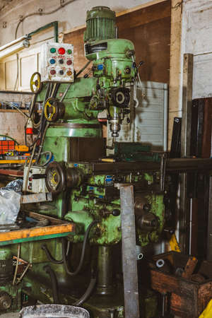 General plan of the workplace Milling machining.の写真素材