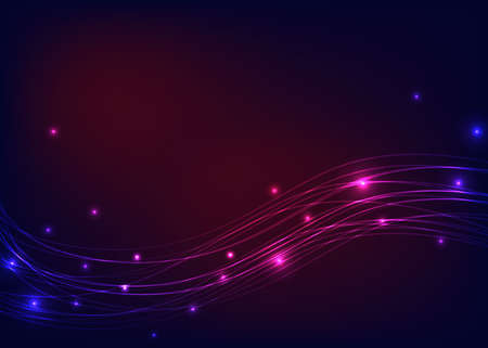 Colorful background with luminous linesのイラスト素材