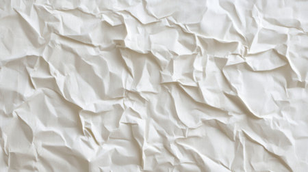 White crumpled paper texture background. High quality photoの素材