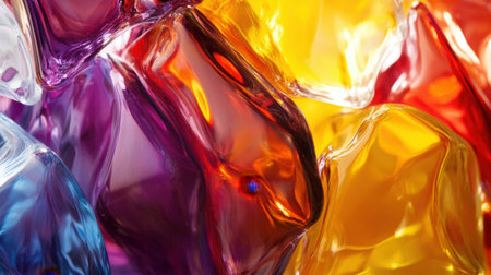 Abstract Background of Multicolored Glass Pieces. High quality photoの素材
