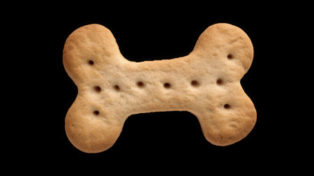 dog bone shaped cookies on transparent background. High quality photoの素材